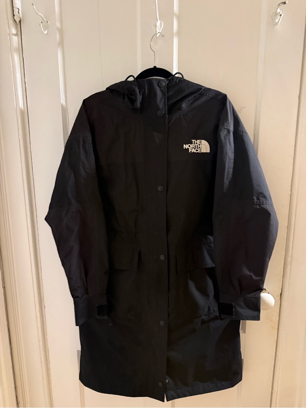 The North Face Black Hooded Trench Coat
